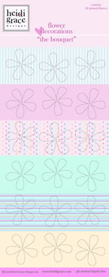 Heidi Grace - The Garden - Plastic Flower Decorations  (sold in 3's)